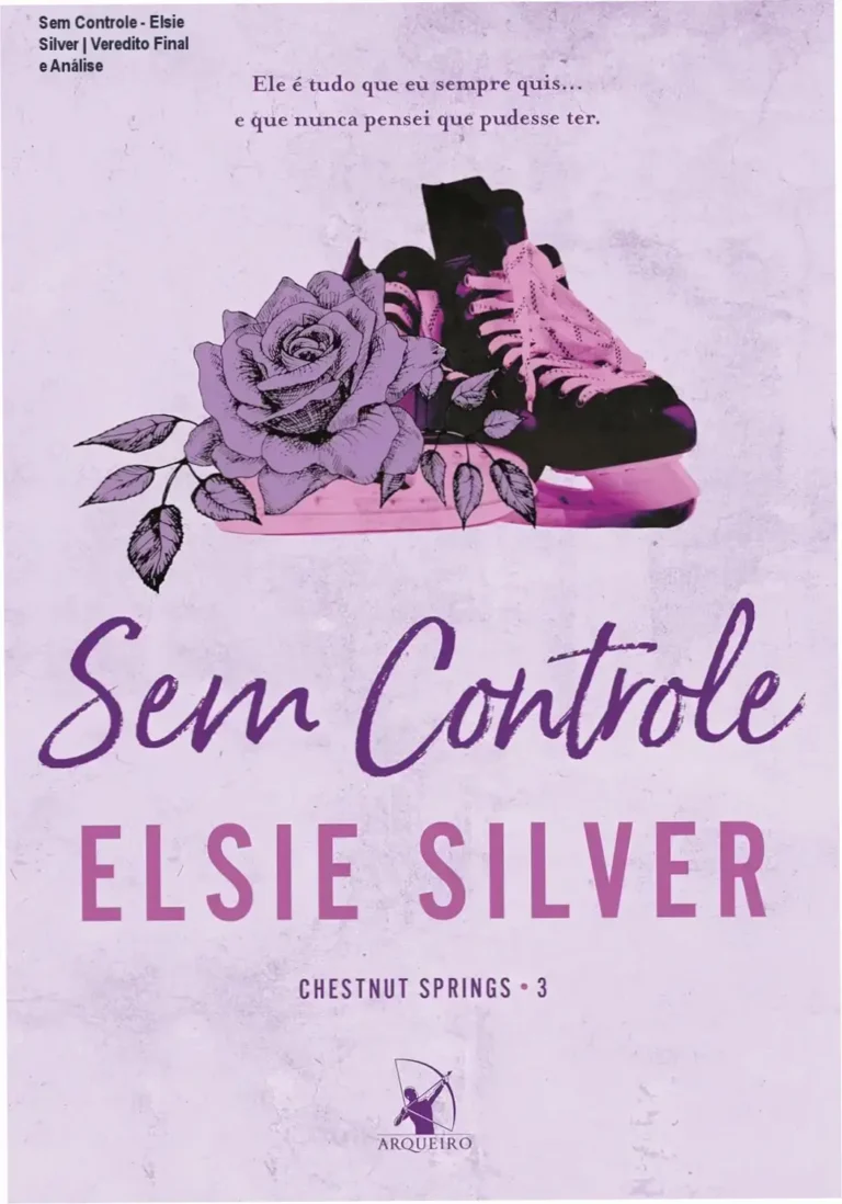 Capa do livro Sem Controle de Elsie Silver com elementos visuais de gelo e campo