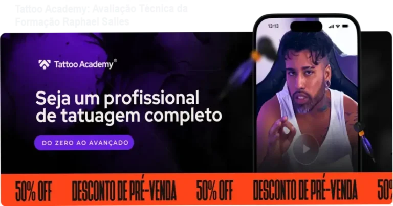 Tattoo Academy Raphael Salles bastidores e funcionamento da plataforma