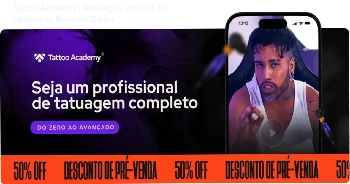 Tattoo Academy Raphael Salles bastidores e funcionamento da plataforma
