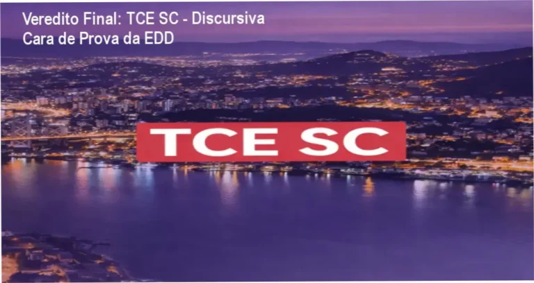 TCE SC - Discursiva Cara de Prova da EDD bastidores e funcionamento da plataforma