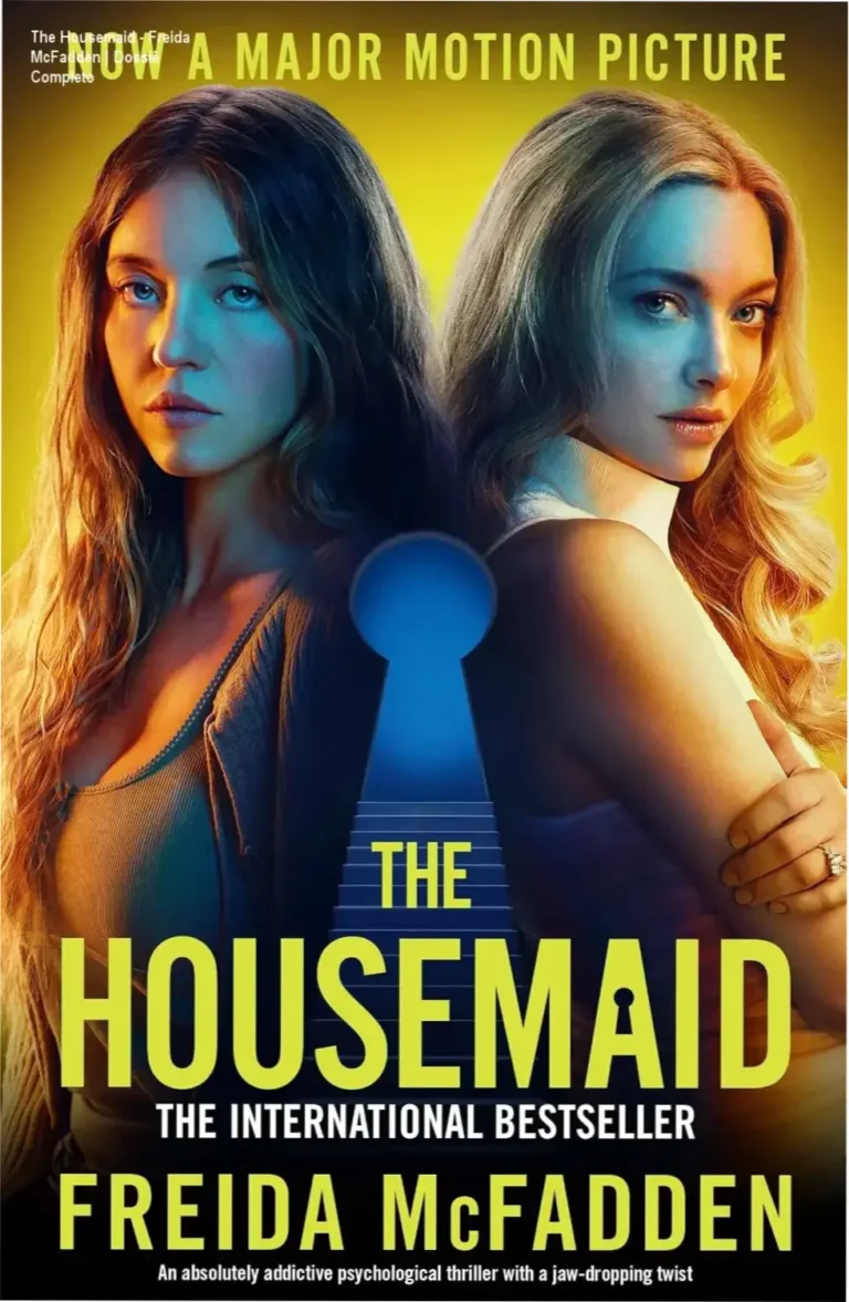 Capa do ebook The Housemaid de Freida McFadden, thriller psicológico de suspense