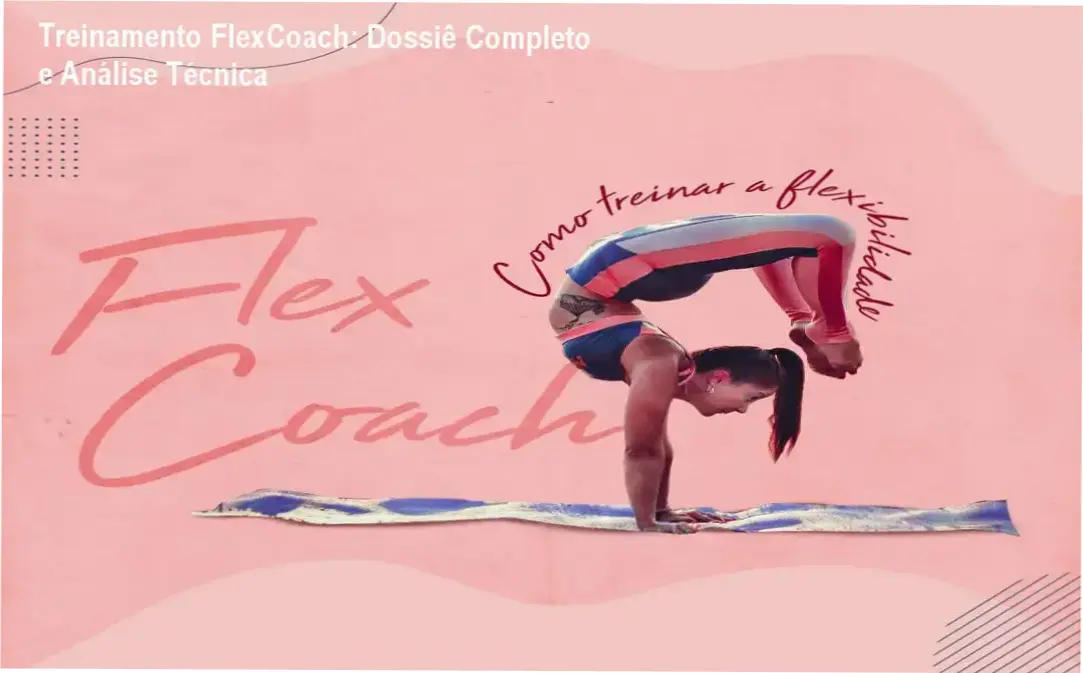Aline Peres demonstrando a metodologia científica de flexibilidade do FlexCoach