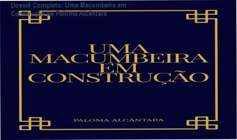 Uma Macumbeira em Construção de Paloma Alcântara bastidores e visão interna do e-book