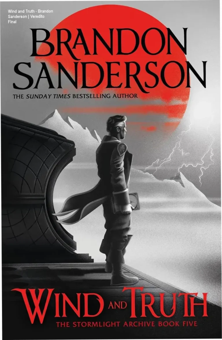 Capa do ebook Wind and Truth de Brandon Sanderson, quinto livro de Stormlight Archive