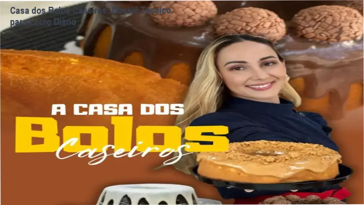 Exemplos de bolos caseiros lucrativos produzidos com o método Casa dos Bolos Caseiros
