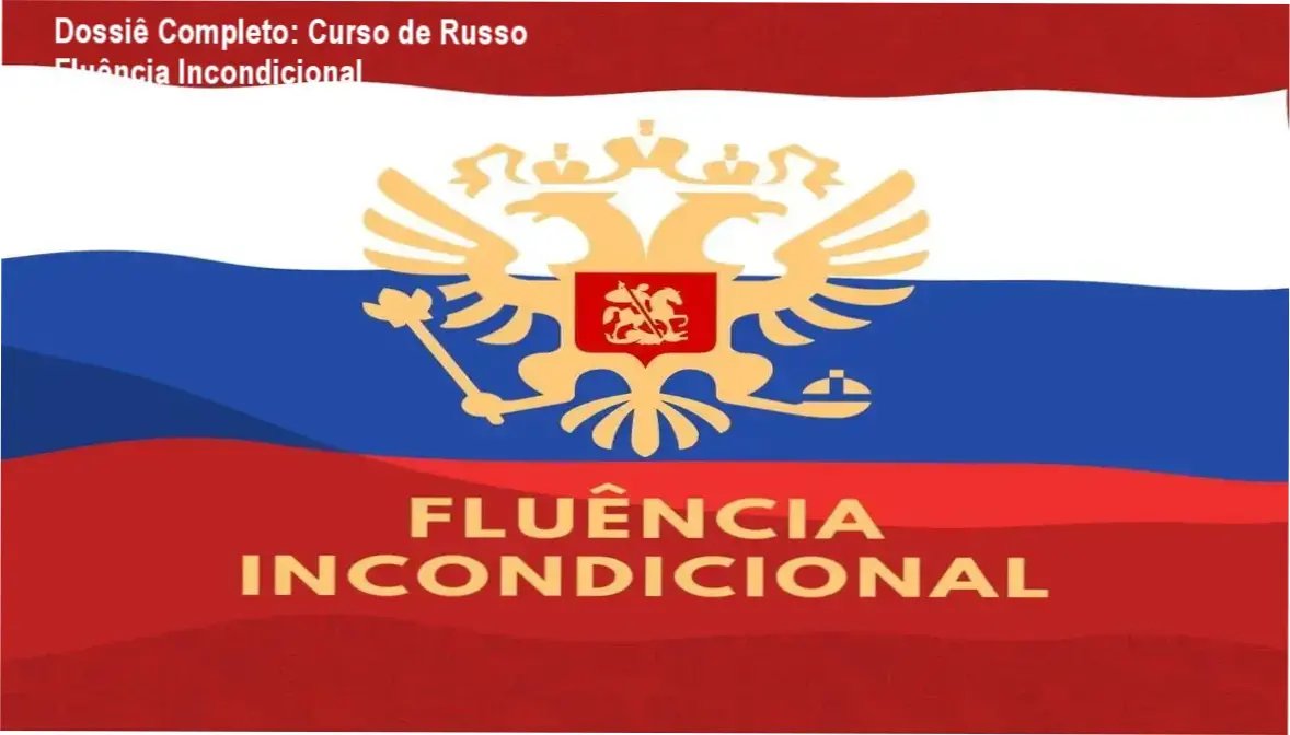 Interface do Curso de Russo Fluência Incondicional com foco em aquisição de linguagem