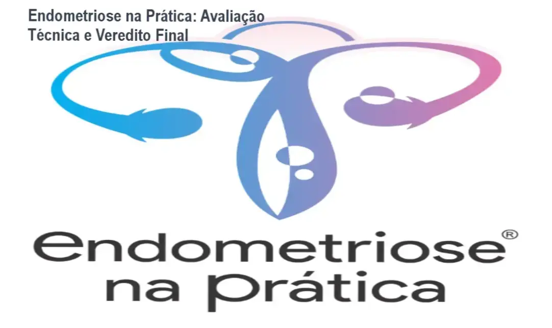 Interface do curso Endometriose na Prática com protocolos de diagnóstico clínico para ginecologistas
