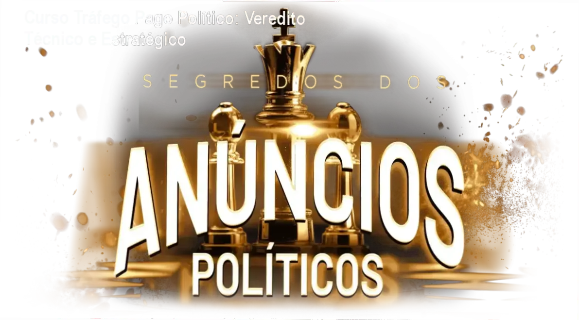 Curso Completo Tráfego Pago Político de Jaime Freitas Junior: visão interna da plataforma e estratégias