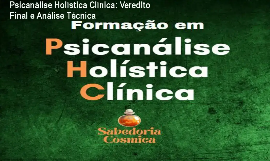 Visão geral da Formação em Psicanálise Holística Clínica de Rogerio Temporim
