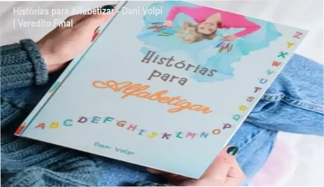 Capa do ebook Histórias para Alfabetizar de Dani Volpi focado em consciência fonológica