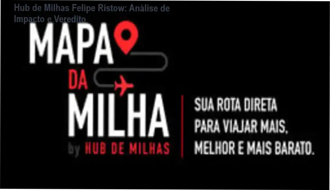Interface do Hub de Milhas de Felipe Ristow com foco em acúmulo de milhas aéreas
