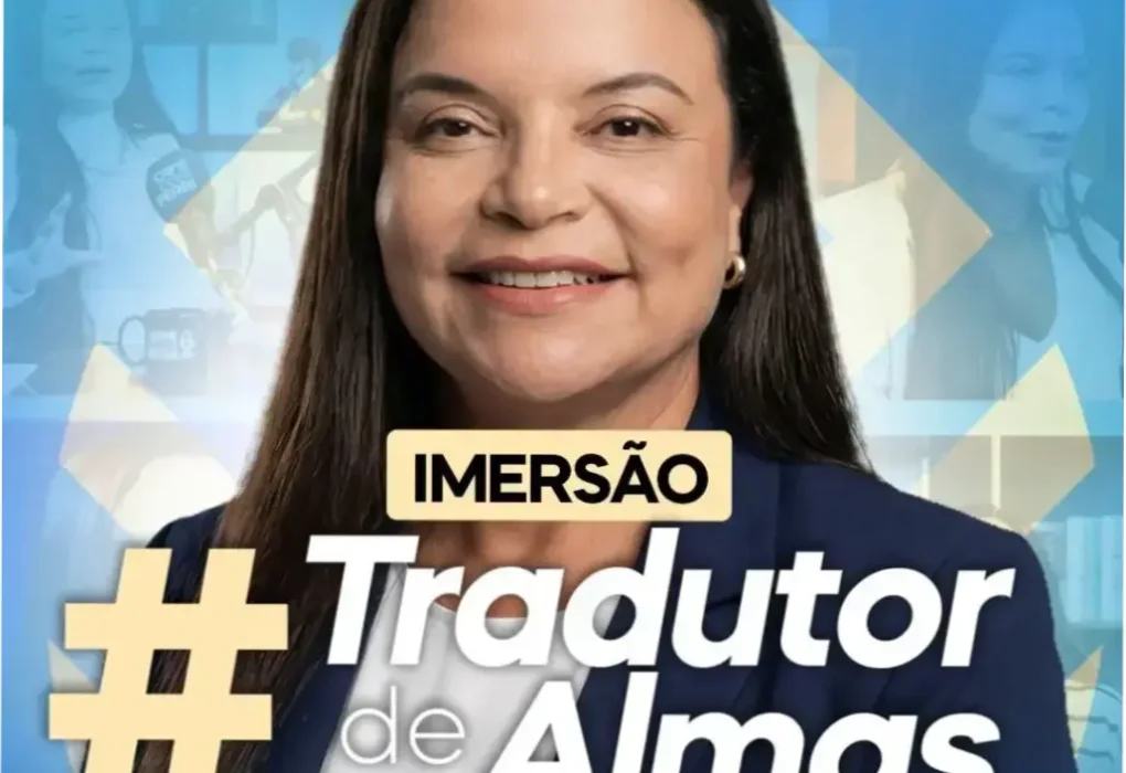 Dra. Andréa Vermont apresentando a metodologia da Imersão Tradutor de Almas para desbloqueio emocional