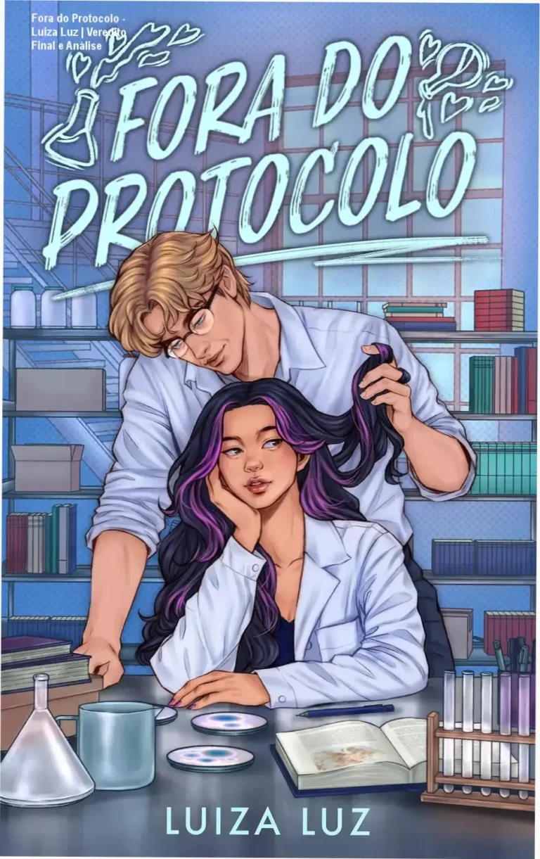 Capa do ebook Fora do Protocolo de Luiza Luz, romance Dark Academia ambientado em Harvard