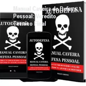 Capa do ebook Manual Caveira de Defesa Pessoal de Wesley Gimenez para sobrevivência urbana