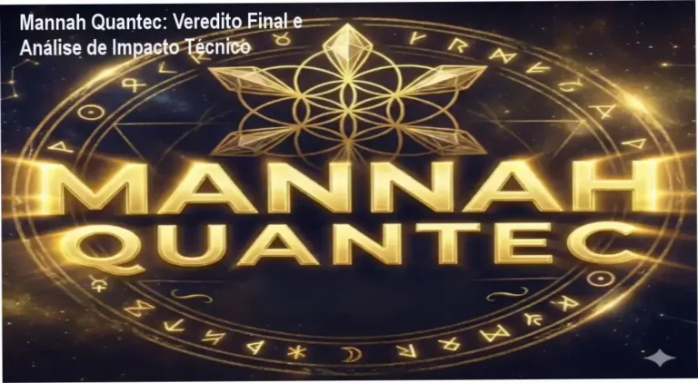 Representação do sistema de biorressonância Mannah Quantec atuando no campo vibracional humano