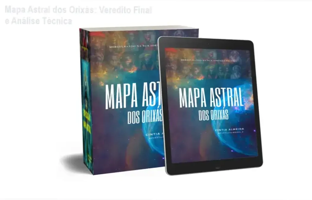 Representação do Mapa Astral dos Orixás focada em autoconhecimento e prosperidade espiritual