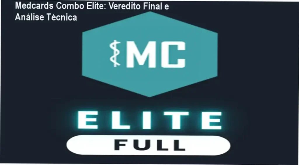 Medcards Combo Elite por Medcards: visão interna do sistema de flashcards e repetição espaçada