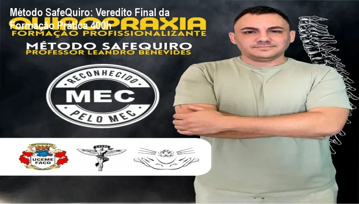 Método SafeQuiro: Veredito Final da Formação Prática 400h 2 https://cursoss.com.br/flexcoach-aline-peres-analise-tecnica/ Demonstração de técnica de manipulação articular do Método SafeQuiro