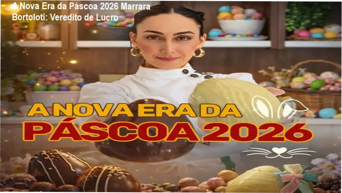 Ovos de Páscoa profissionais produzidos com a metodologia de lucro de Marrara Bortoloti