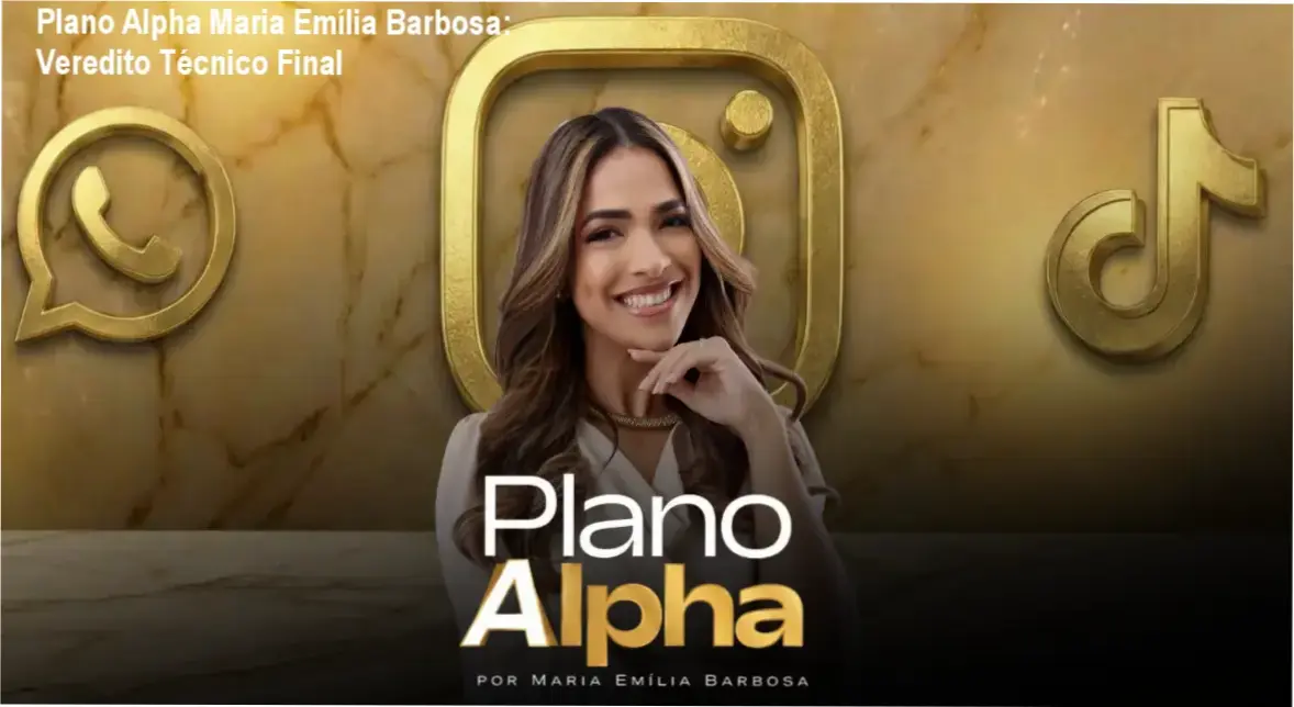 Representação do método Plano Alpha de Maria Emília Barbosa para geração de renda extra com celular e IA
