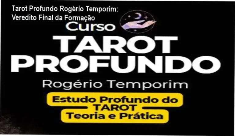 Elementos de Arcanologia e estudo simbólico do curso Tarot Profundo de Rogério Temporim