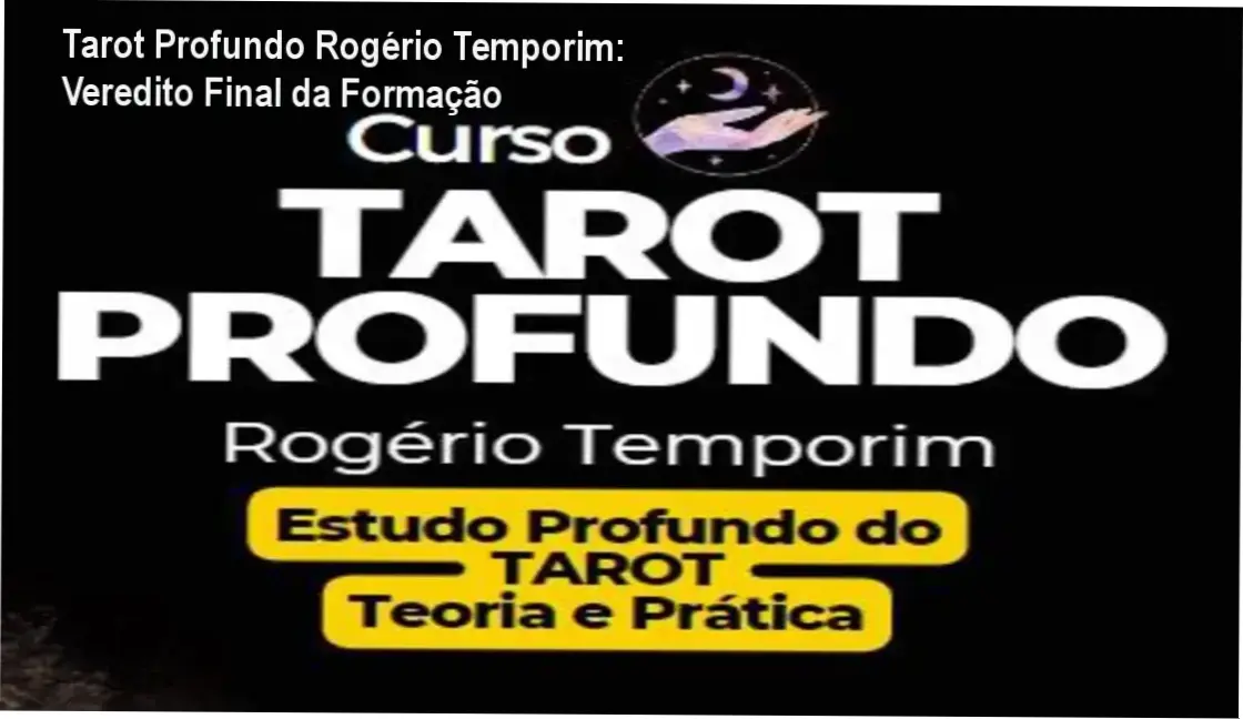 Elementos de Arcanologia e estudo simbólico do curso Tarot Profundo de Rogério Temporim