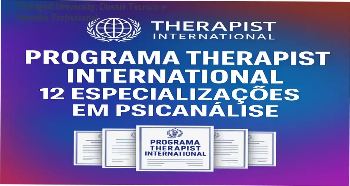 Certificações profissionais de psicanálise clínica da Therapist University
